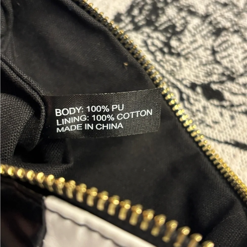 Ellis Brooklyn Black White Cosmetics Pouch